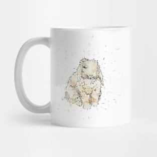 Fluffy bunny - Rabbit - Watercolour Mug